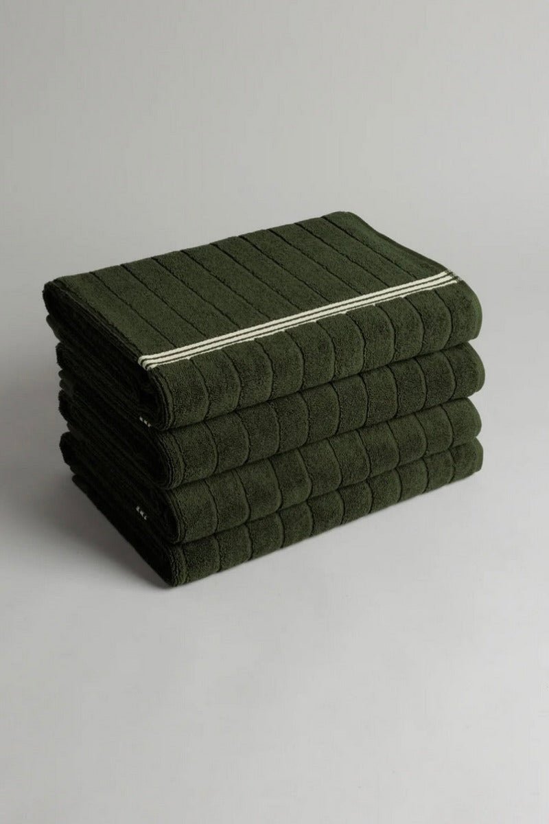 Baina - Bath Towel | Moss - Towel - zulqamvoxer.shop