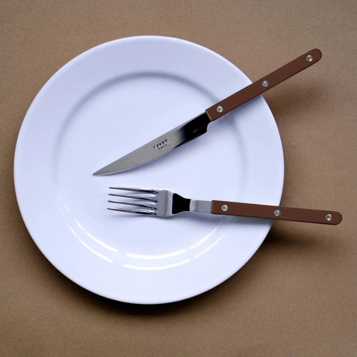 Sabre Paris - Bistrot Cutlery | Chocolate - Kitchenware - zulqamvoxer.shop