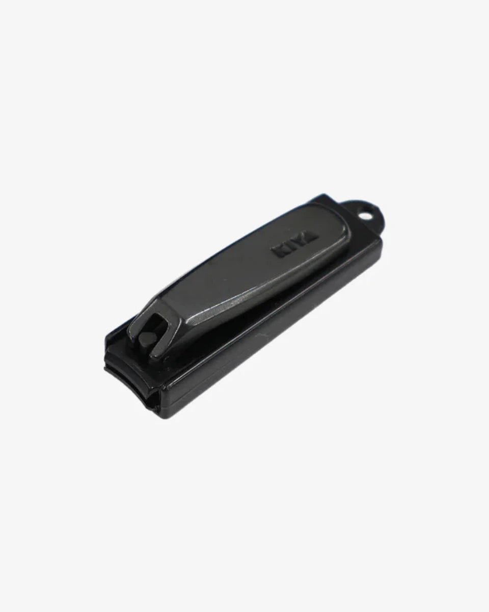 Kiya - Black Carbon Steel Nail Clipper - Bathroom - zulqamvoxer.shop