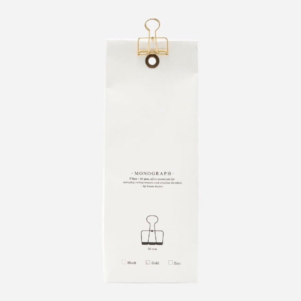 Monograph - Brass Clip - Statonary & Office - zulqamvoxer.shop