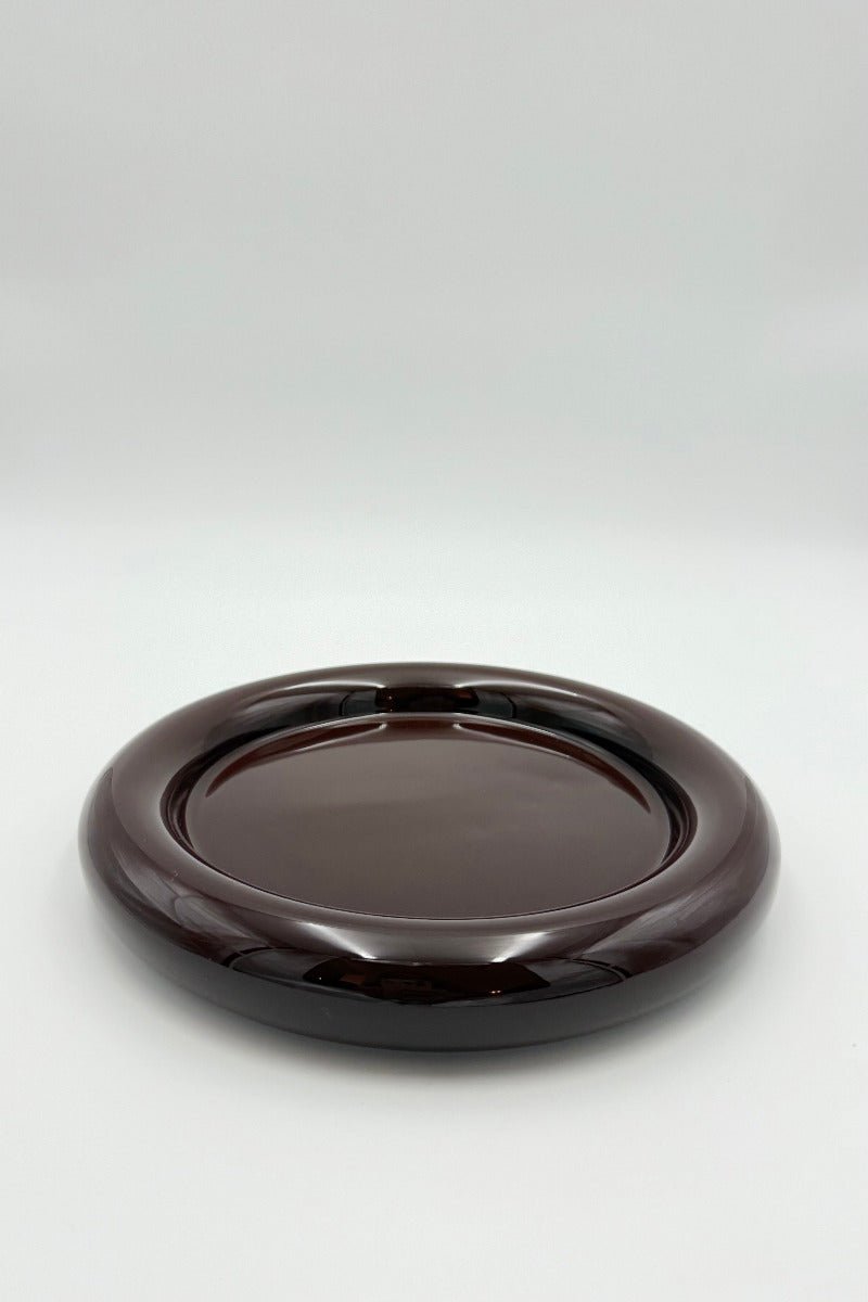 Gustaf Westman - Chunky Plate | Dark Brown - Kitchenware - zulqamvoxer.shop