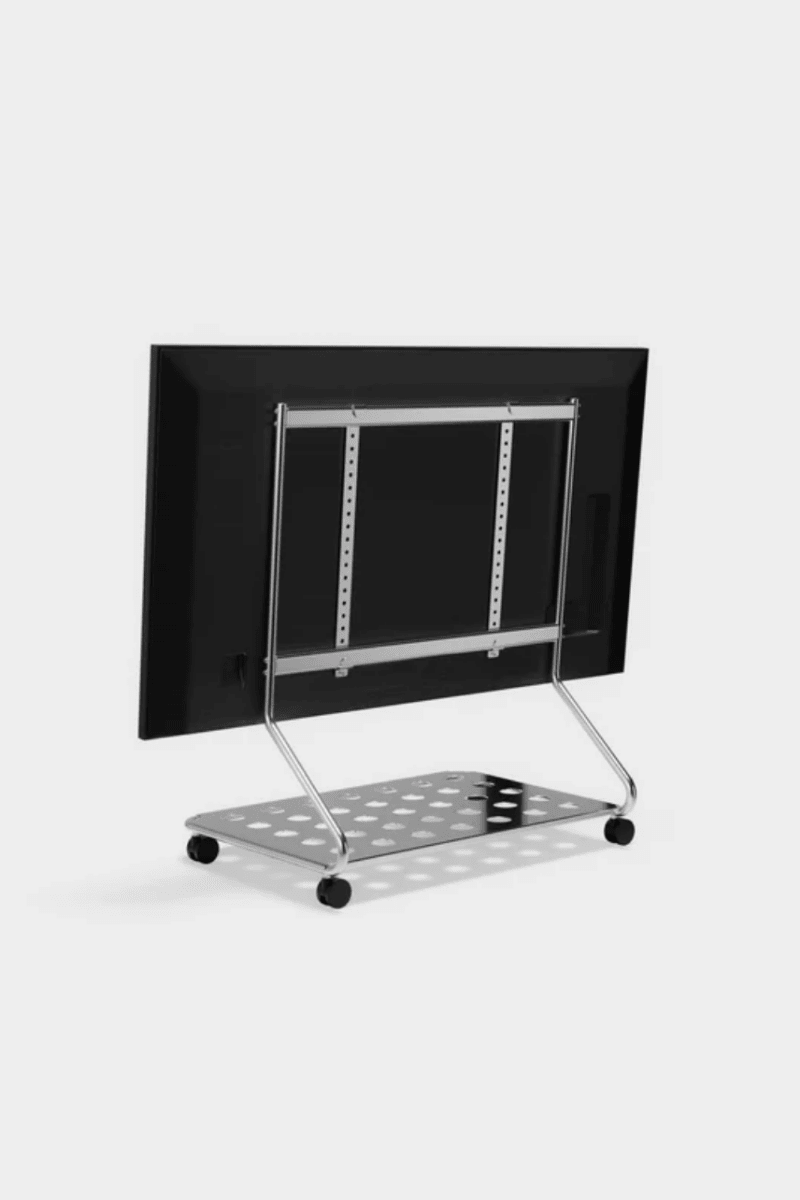 Pedestal - Disco TV Stand | Chrome - Tv Stand - zulqamvoxer.shop