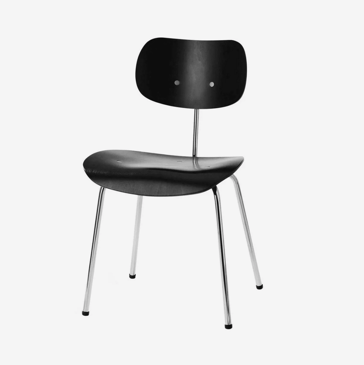 Please Wait To Be Seated / Eiermann - Eiermann SE 68 Dining Chair | Black - Chair - zulqamvoxer.shop