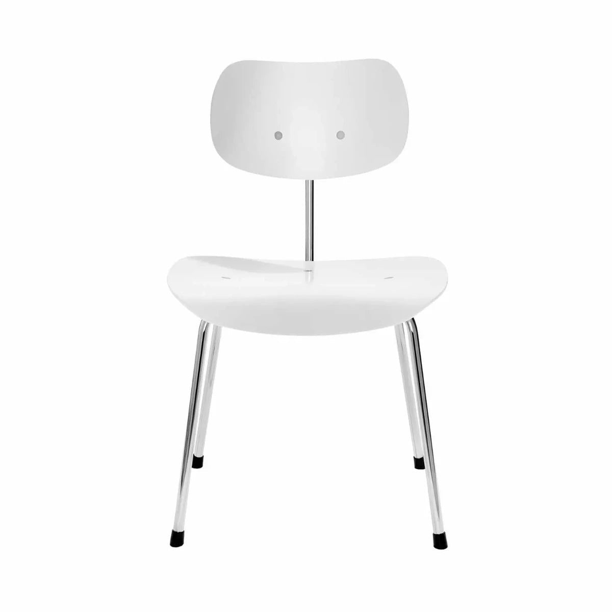 Please Wait To Be Seated / Eiermann - Eiermann SE68 Dining Chair | White - Chair - zulqamvoxer.shop
