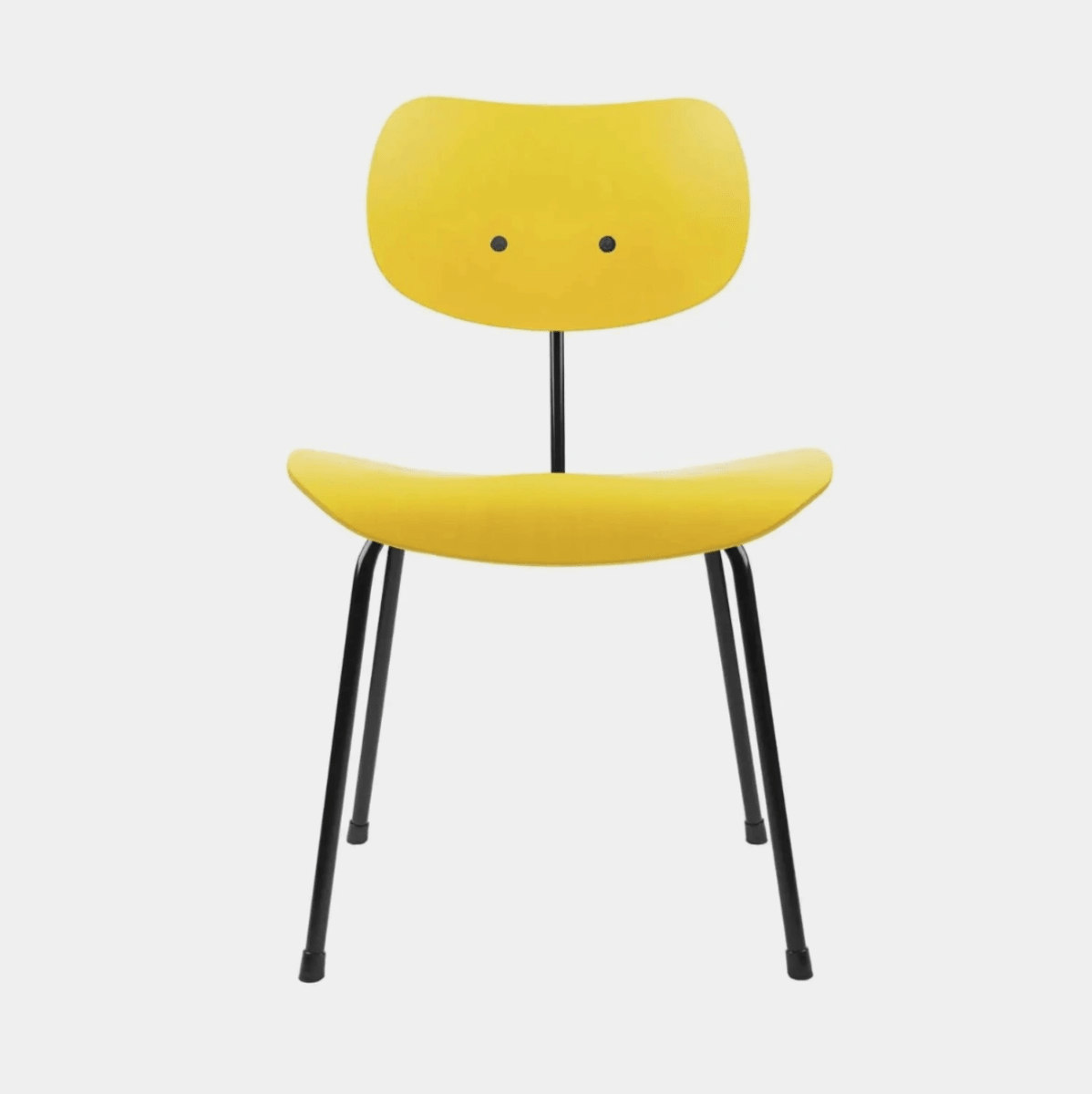 Please Wait To Be Seated / Eiermann - Eiermann SE68 Dining Chair | Yellow + Black - Chair - zulqamvoxer.shop