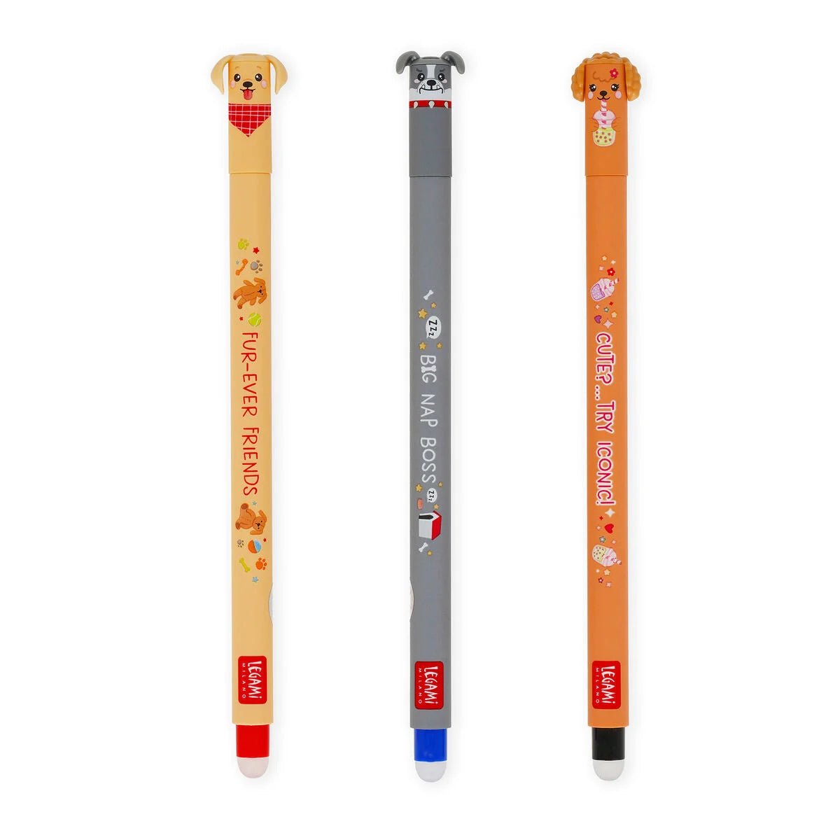 Legami - Erasable Gel Pen | Fur-Ever Friends - Statonary & Office - zulqamvoxer.shop
