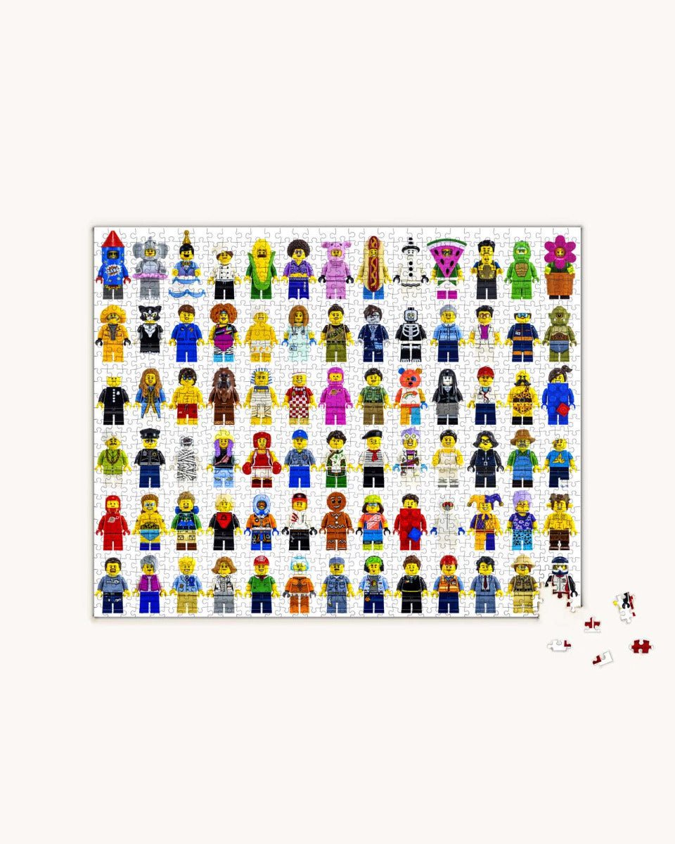 New Mags - Minifigure 1000 Piece Puzzle - Kids - zulqamvoxer.shop