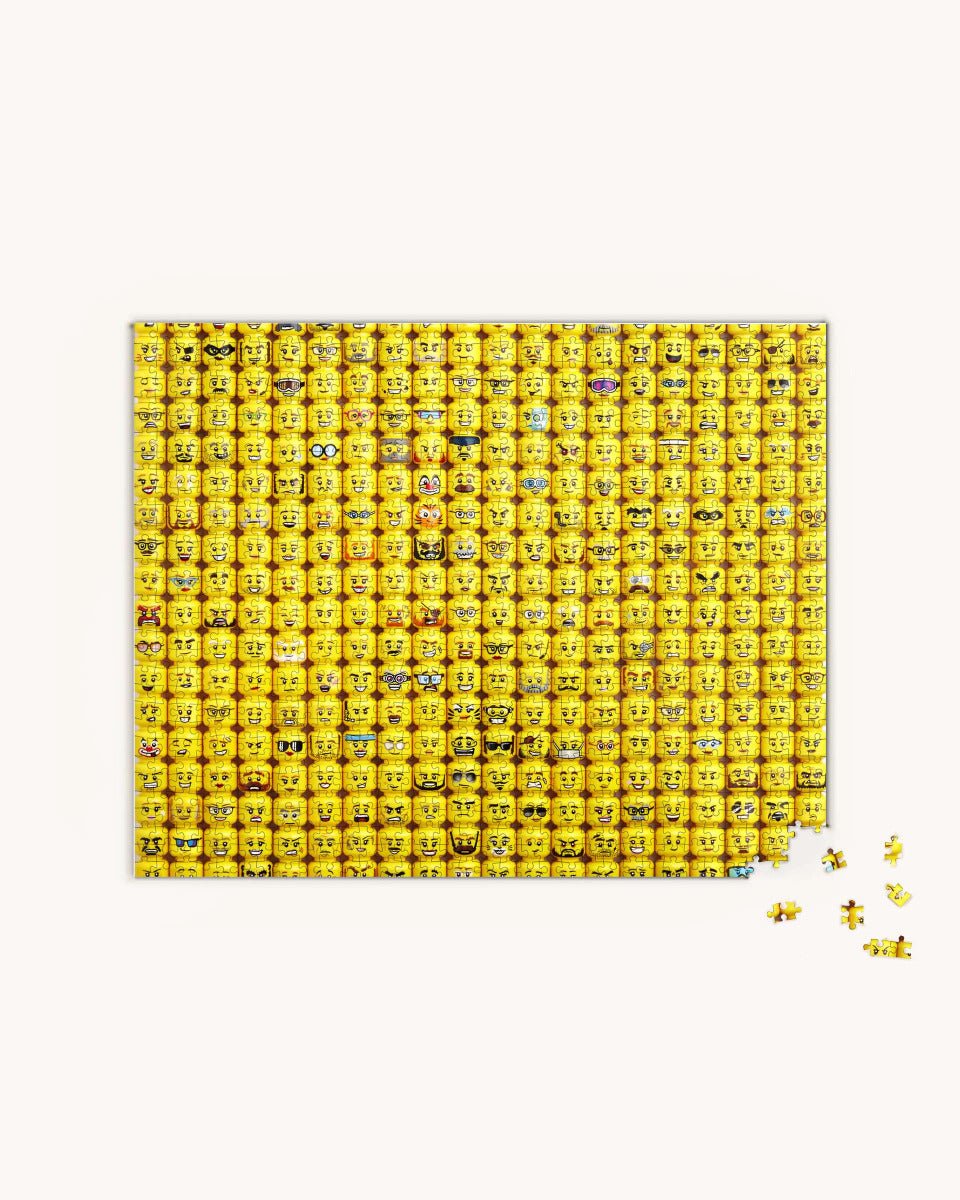 New Mags - Minifigure Faces 1000 Piece Puzzle - Kids - zulqamvoxer.shop