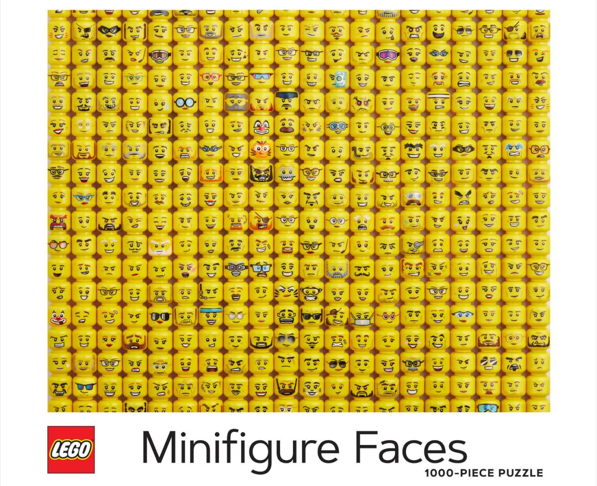 New Mags - Minifigure Faces 1000 Piece Puzzle - Kids - zulqamvoxer.shop