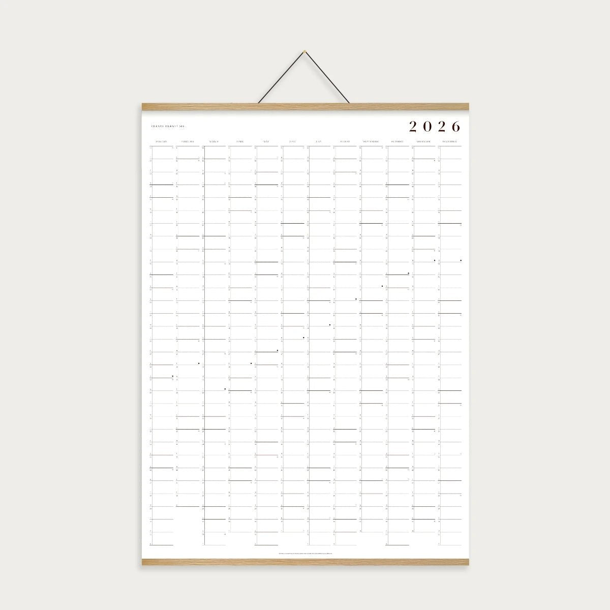 KBHAVN GROUP - Refill | Wall Calendar 2026 - Calendar - zulqamvoxer.shop