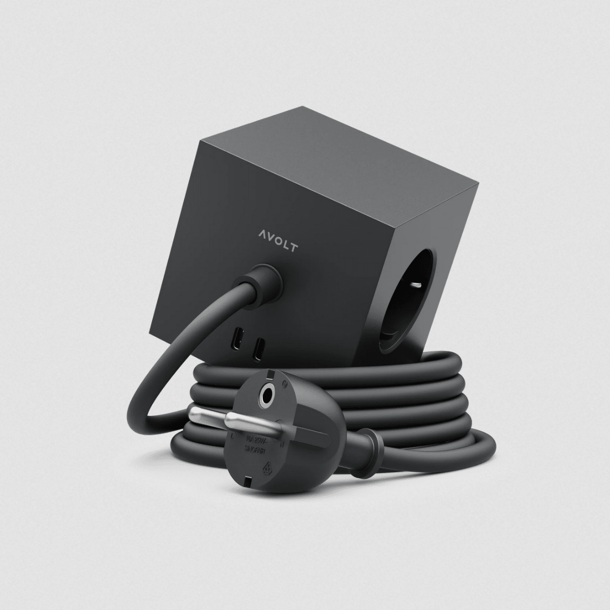 Avolt - Square 1 USB-C | Stockholm Black - Socket - zulqamvoxer.shop