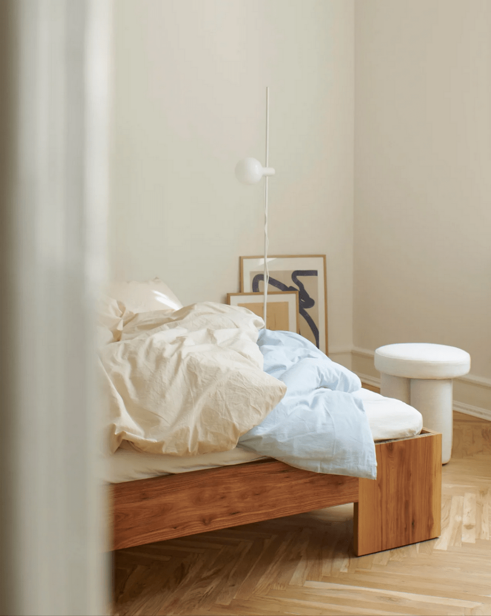 Dialekt - Tunnel Bed Frame | Elm - Bed Frame - zulqamvoxer.shop