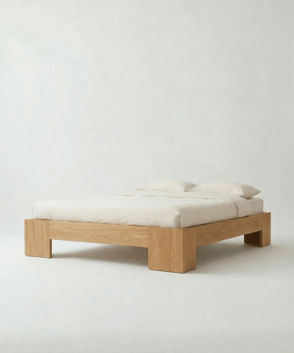 Dialekt - Tunnel Bed Frame | Oak - Bed Frame - zulqamvoxer.shop
