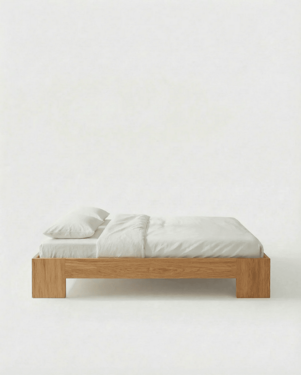 Dialekt - Tunnel Bed Frame | Oak - Bed Frame - zulqamvoxer.shop
