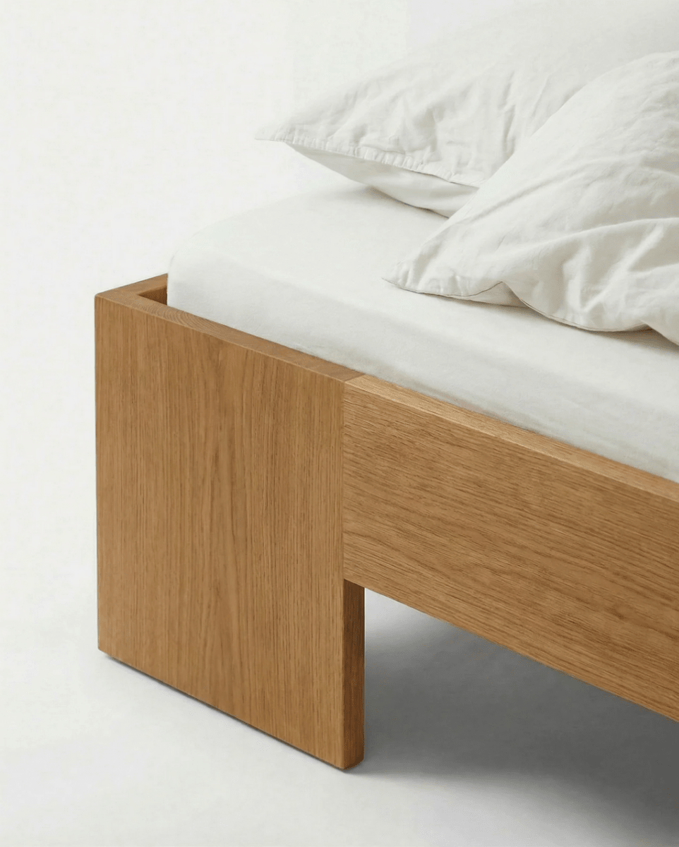 Dialekt - Tunnel Bed Frame | Oak - Bed Frame - zulqamvoxer.shop