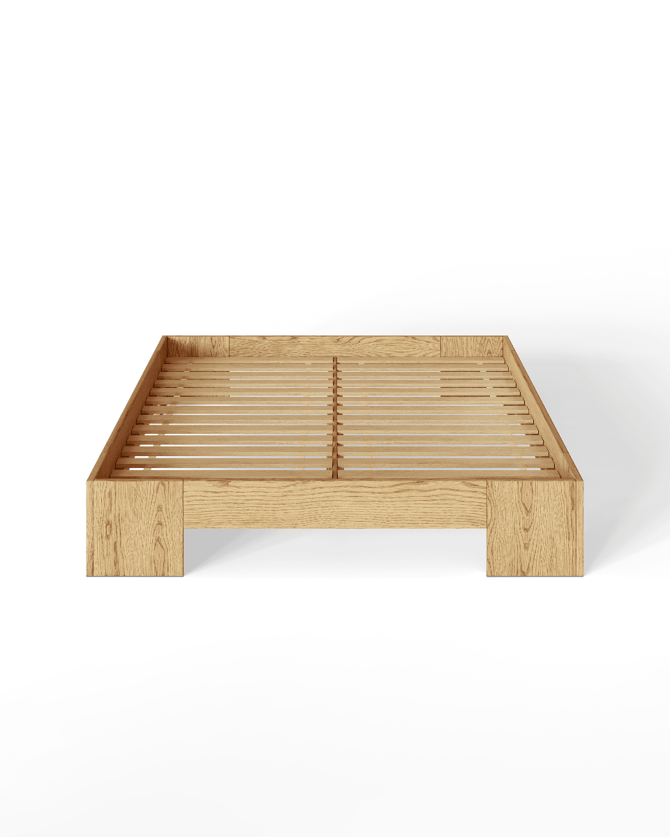 Dialekt - Tunnel Bed Frame | Oak - Bed Frame - zulqamvoxer.shop