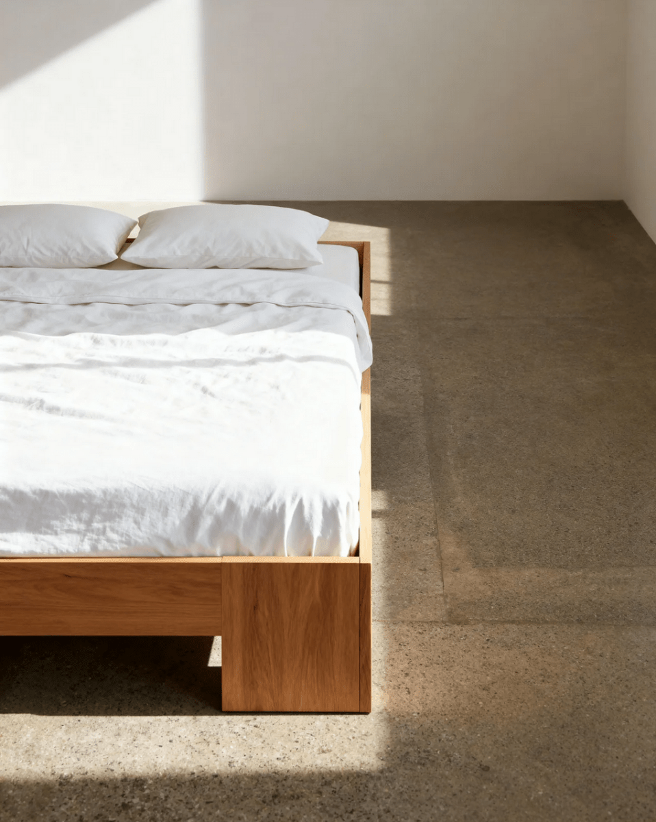 Dialekt - Tunnel Bed Frame | Oak - Bed Frame - zulqamvoxer.shop
