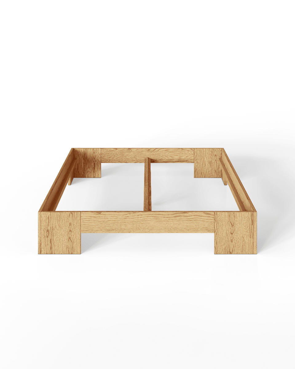 Dialekt - Tunnel Bed Frame | Oak - Bed Frame - zulqamvoxer.shop