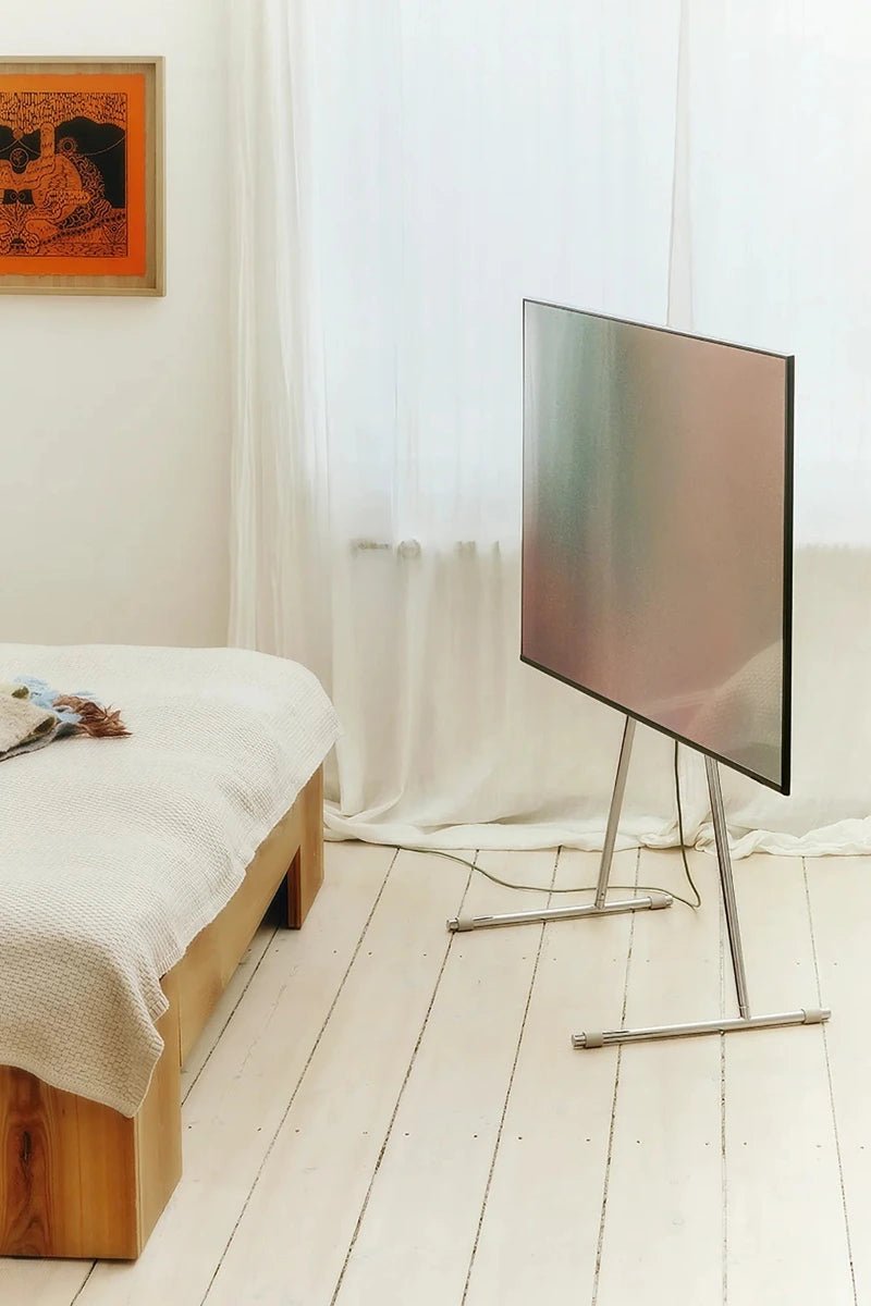 Pedestal - Viva TV Stand | Chrome - Tv Stand - zulqamvoxer.shop