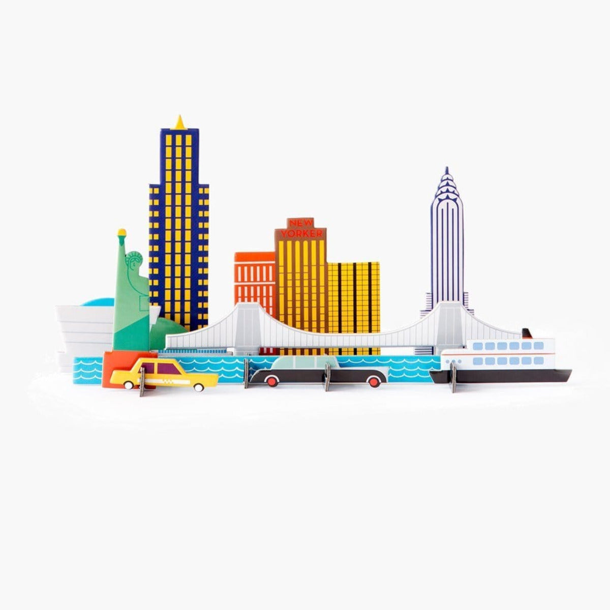 Various - 3D POP OUT CITIES - Kids - DANSKmadeforrooms