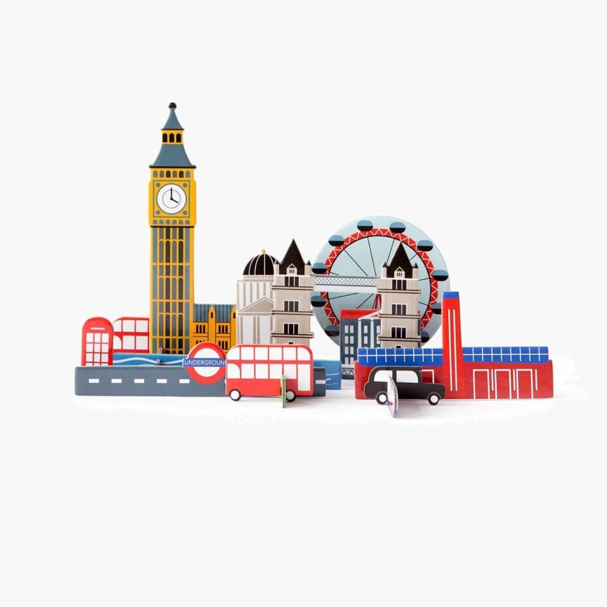 Various - 3D POP OUT CITIES - Kids - DANSKmadeforrooms